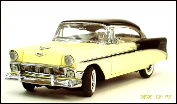 1956 Chevrolet BelAir Franklin Mint Custom Display Nameplate 