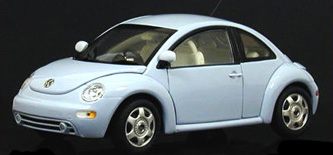 PhillyMint - Franklin Mint 2000 VW Beetle - Vapor Blue - Limited 