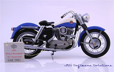 PhillyMint - Franklin Mint 1957 Harley Davidson XL Sportster 